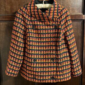 J CREW COLLECTION SOUTHWEST TWEED JACKET SIZE 6